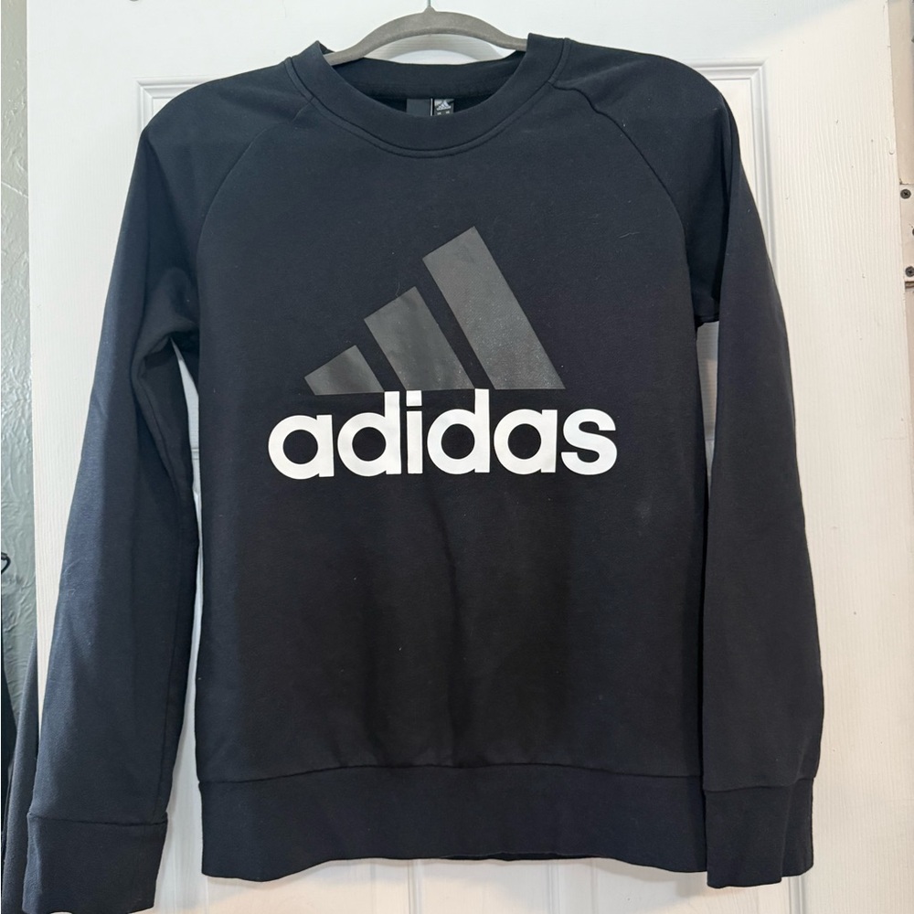 Adidas Women’s Black Crewneck Sweatshirt